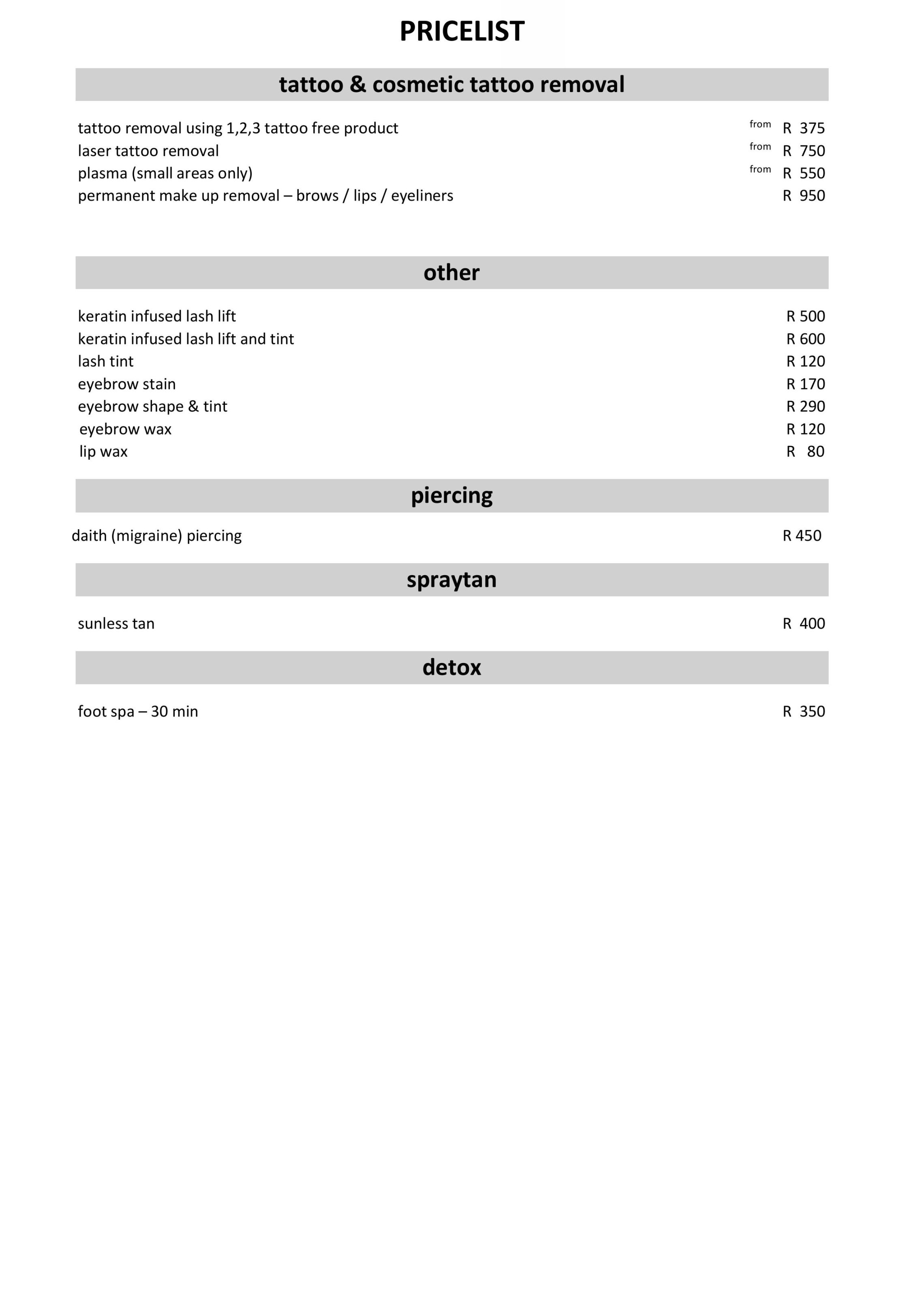 Skulpt Ink Pricelist 3